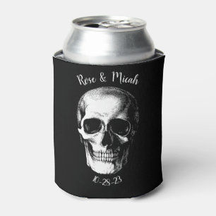 Schedel Gotische Halloween bruiloft Blikjeskoeler