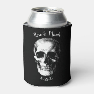 Schedel Gotische Halloween bruiloft Blikjeskoeler