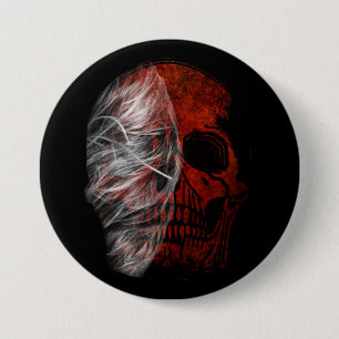 SCHEDEL GRAFISCH HALLOWEEN CADEAU ONTWERP RONDE BUTTON 7,6 CM