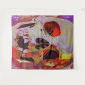 Schedel Grafische Wandtapijt Wandkleed (Voorkant (horizontaal))