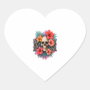 Schedel Grappige Moeder Hart Sticker