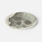 schedel Halloween Appetizer, dessert Bord (Gekanteld)