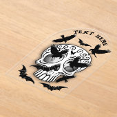 Schedel Halloween Decoratieve Calaveras Acryl Uitnodigingen (Laagn)