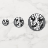 Schedel Halloween Decoratieve Calaveras Confetti (Achterkanten)