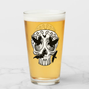 Schedel Halloween Decoratieve Calaveras Glas
