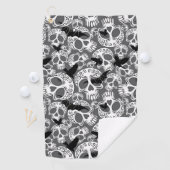 Schedel Halloween Decoratieve Calaveras Golfhanddoek (Insitu)