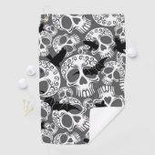Schedel Halloween Decoratieve Calaveras Golfhanddoek (Insitu)