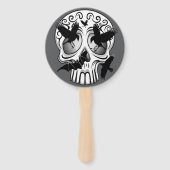 Schedel Halloween Decoratieve Calaveras Handwaaier (Achterkant)