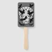 Schedel Halloween Decoratieve Calaveras Handwaaier (Achterkant)