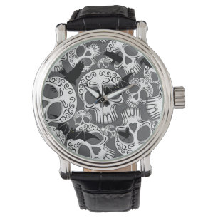 Schedel Halloween Decoratieve Calaveras Horloge