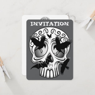 Schedel Halloween Decoratieve Calaveras Kaart