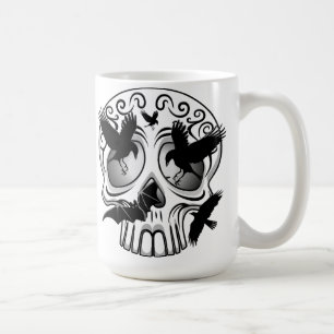 Schedel Halloween Decoratieve Calaveras Koffiemok