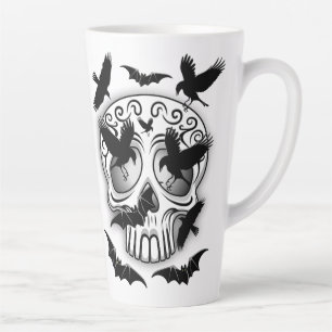 Schedel Halloween Decoratieve Calaveras Latte Mok