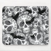 Schedel Halloween Decoratieve Calaveras Muismat (Voorkant)
