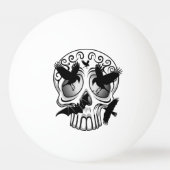 Schedel Halloween Decoratieve Calaveras Pingpongballen (Voorkant)