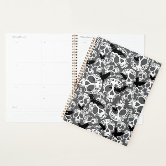 Schedel Halloween Decoratieve Calaveras Planner (Display)