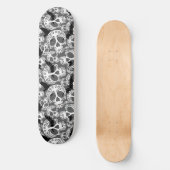 Schedel Halloween Decoratieve Calaveras Skateboard (Voorkant)