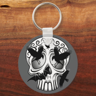 Schedel Halloween Decoratieve Calaveras Sleutelhanger