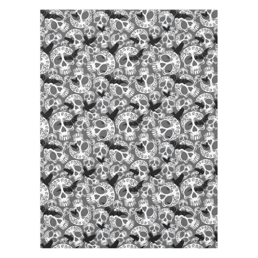 Schedel Halloween Decoratieve Calaveras Tafelkleed (Voorkant)