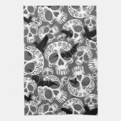 Schedel Halloween Decoratieve Calaveras Theedoek (Verticaal)