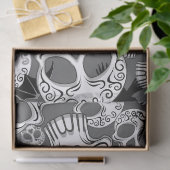 Schedel Halloween Decoratieve Calaveras Tissuepapier (Geschenk)
