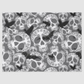 Schedel Halloween Decoratieve Calaveras Tissuepapier (Voorkant)