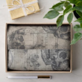 Schedel Halloween Decoupage Tissuepapier (Geschenk)