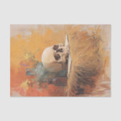  schedel Halloween Tissuepapier (Voorkant)