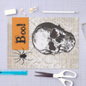 schedel Halloween Tissuepapier (Craft)
