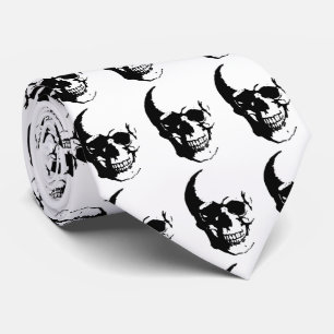 Schedel - Heavy Metal Fantasy Art Stropdas