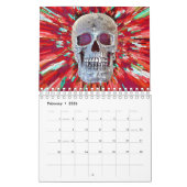 Schedel Hoofd Gothic Cool Fun Trendy Art 2024 Kalender (Feb 2026)