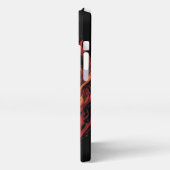 Schedel in vuur en vlam,  design, Flaming Skull iPhone Hoesje (Linkerkant)