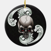 schedel keramisch ornament (Achterkant)