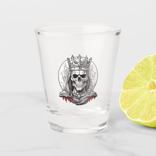 SCHEDEL KONINGIN SHOT GLAS (Voorkant)