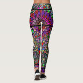 Schedel Kunst Leggings (Achterkant)