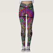 Schedel Kunst Leggings (Voorkant)
