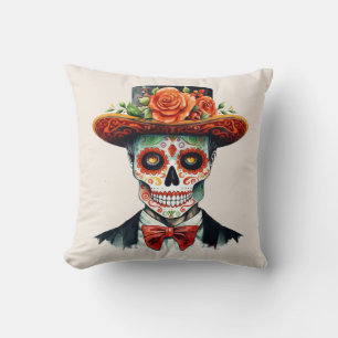 Schedel Kussen voor Dia de los Muertos