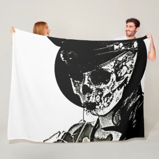 Schedel Meisje Fleece Deken