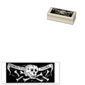  schedel Memento Mori Stamp Rubberstempel (Gestempeld)