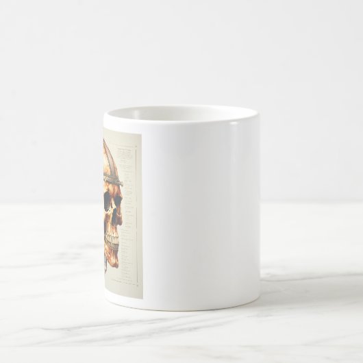 schedel menselijke anatomie mok (Center)