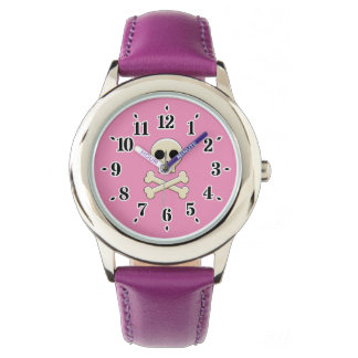 Schedel met Botten Horloge