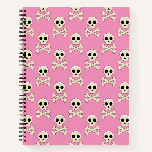 Schedel met Botten Notitieboek (Voorkant)