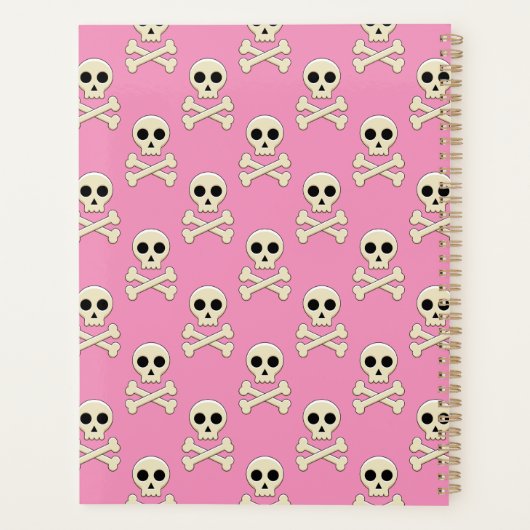 Schedel met Botten Planner (Achterkant)