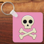 Schedel met Botten Sleutelhanger (Voorkant)