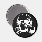 Schedel met gasmasker magneet (Voorkant / Achterkant)