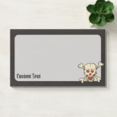 Schedel met harten post-it® notes (Kantoor)