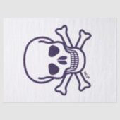 Schedel n Botten tissuepapier (Voorkant)