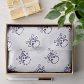 Schedel n Botten tissuepapier (Geschenk)