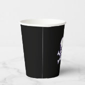 Schedel n Botten zwart papier kopjes Papieren Bekers (Rechts)