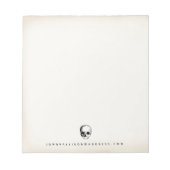 schedel notitieblok (Voorkant)